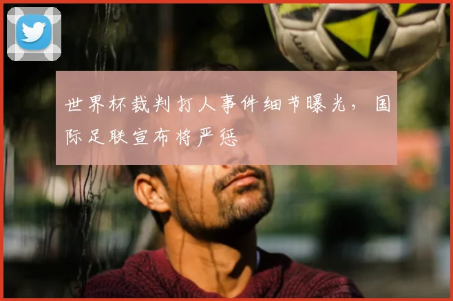 世界杯裁判打人事件细节曝光，国际足联宣布将严惩